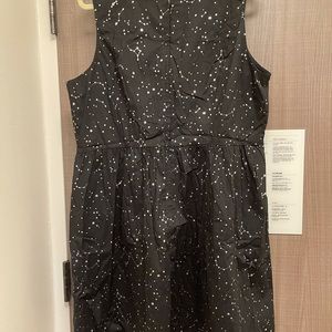ModCloth Silver Stars Mini Dress Size 24